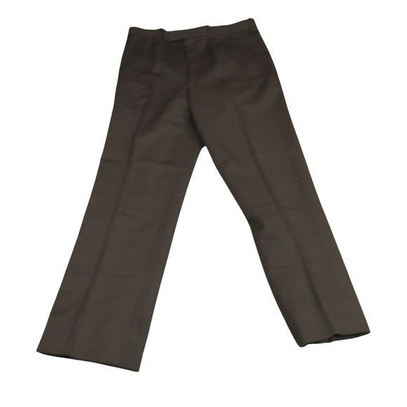 Tattersall Ltd Other - Tattersall Ltd Torino Mens Brown Wool Dress Pants Slacks Flat Front 31x27.5
